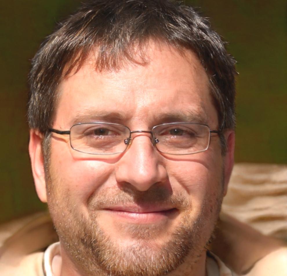 Porträt eines männlichen Teammitglieds